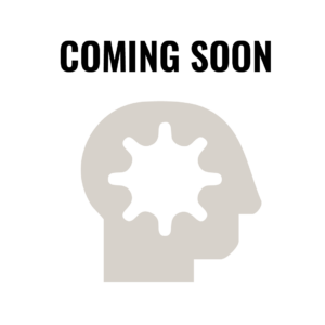 icon manager - A graphic with the words COMING SOON above an outline of a human head containing a gear shape.