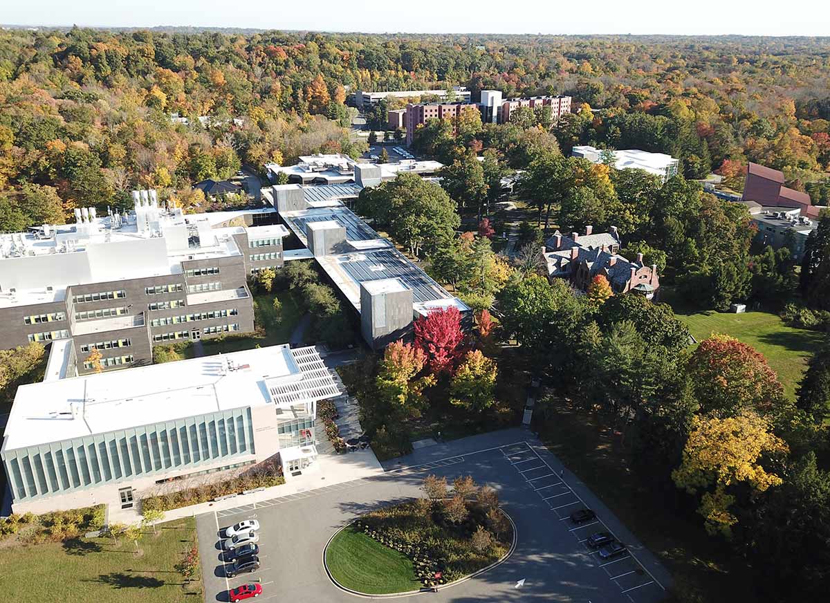aerial shot of RCNJ Campus