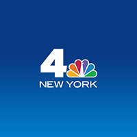 NBC 4 New York logo with a white number 4, colorful NBC peacock, and the words New York on a blue gradient background.
