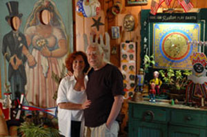 Larry and Paulette Brill, in their home