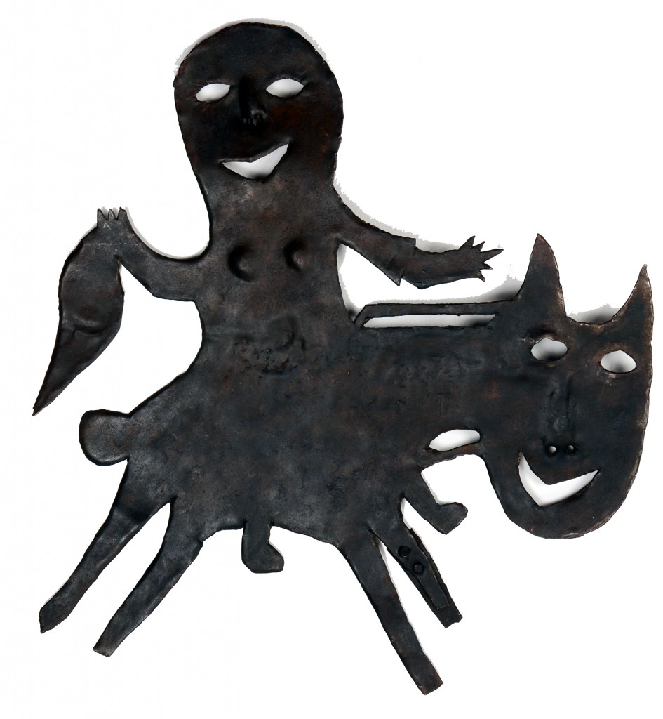 Georges Liautaud, Haiti, <em>St. Anthony</em>, 1983, forged iron, Rodman Collection, Ramapo College of New Jersey