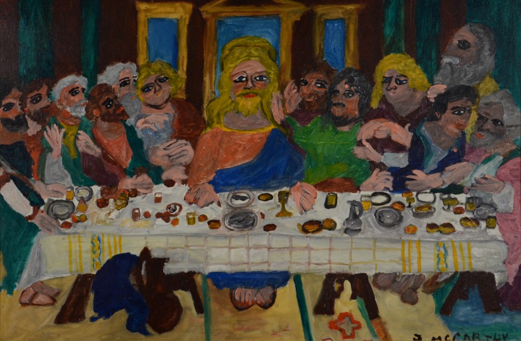 Justin McCarthy, USA, <em>The Last Supper</em>, n.d., oil on canvas, Rodman Collection, Ramapo College of New Jersey