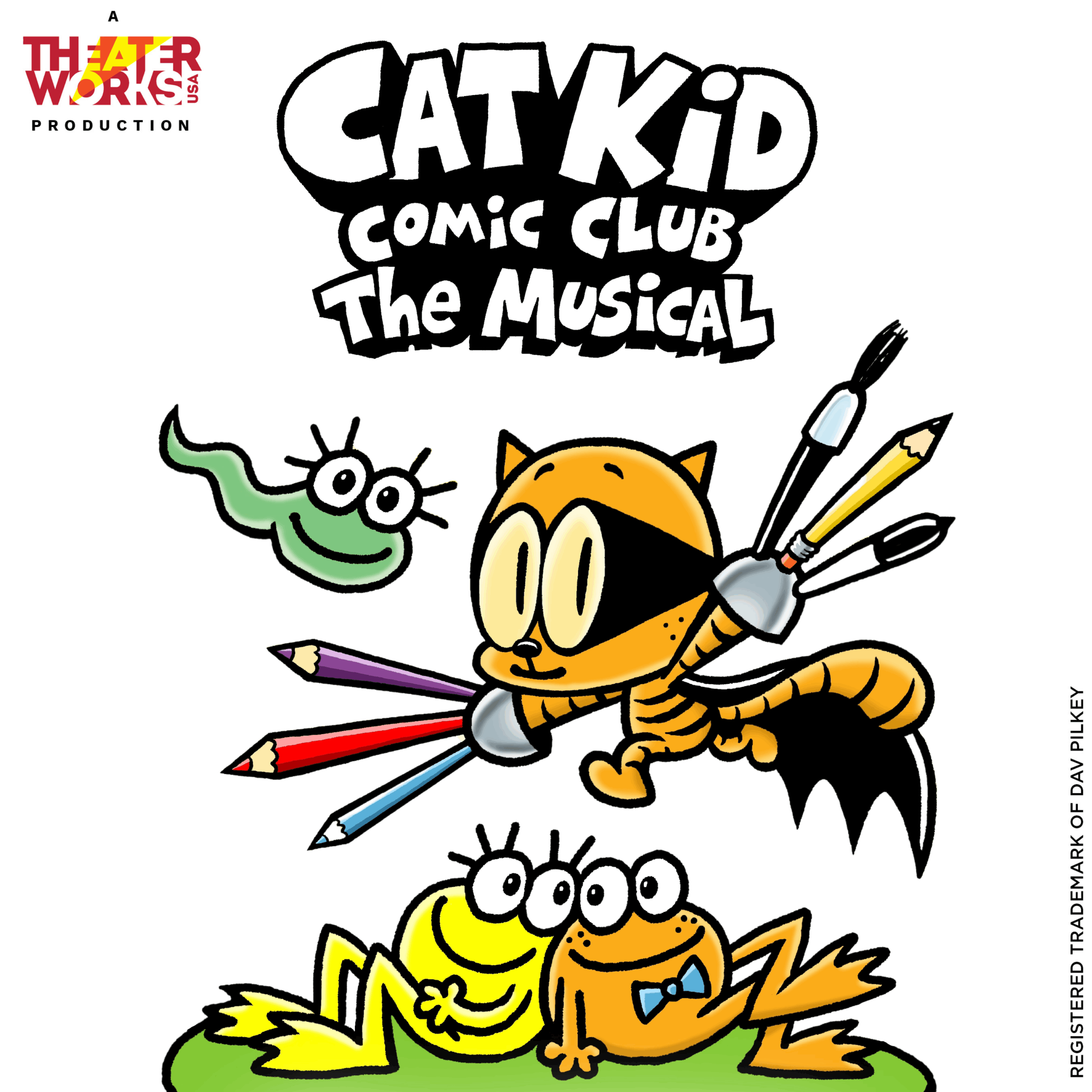 Cat Kid Comic Club the Musical Cover Art