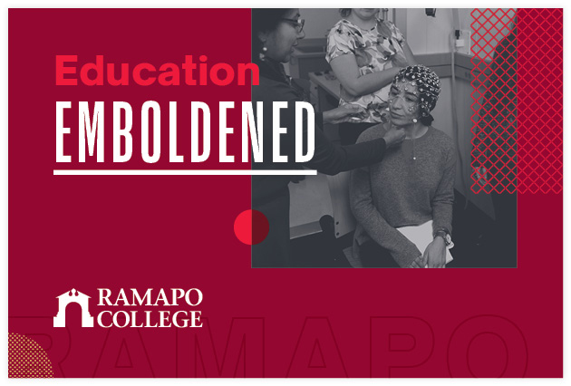 Education Emboldened postcard - unacceptable red font on maroon background