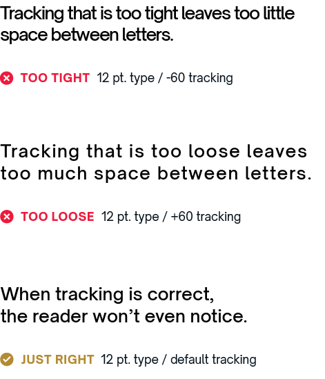 Visual examples of Tracking