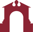 Arch Symbol in maroon color