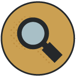 Search magnifying glass icon