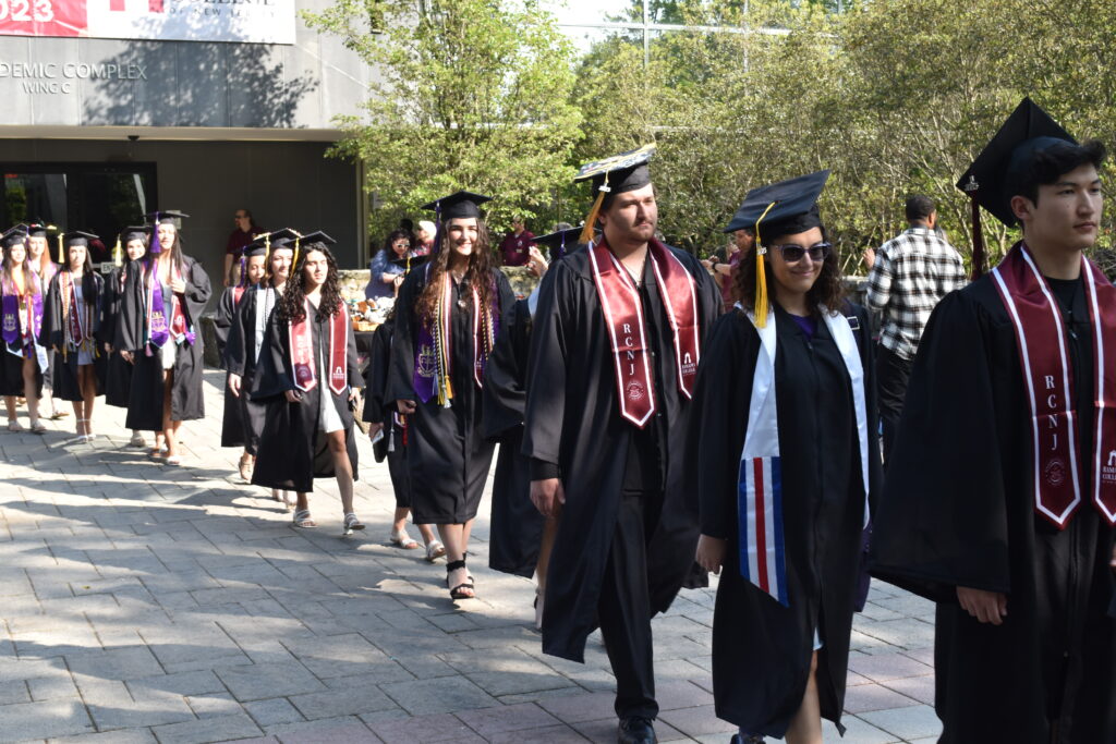 Arching Commencement Ramapo College of New Jersey