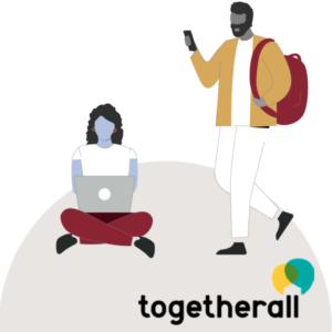 Togetherall logo and graphic