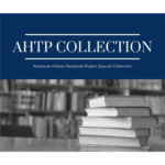 Digital Humanities Projects - AHTP Collection - American History Textbook Project Special Collection - Books on Table in grayscale