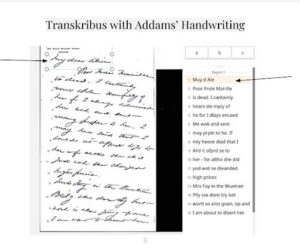 Digitized Transcript of Jane Addams Handwriting