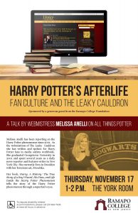 Talk by Web Mistress Melissa Anelli on Harry Potter
