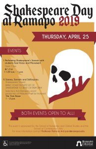 Shakespeare at Ramapo 2019