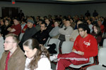 Some of the 270 attendees at the lecture by Professor Tan Akcam
