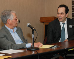 Philip Gourevitch with Dr. Michael A. Riff