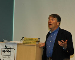 Holocaust survivor and Center Advisory Board Member John Gunzler.