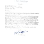 Letter from Senator Cory Booker (Click to Enlarge)