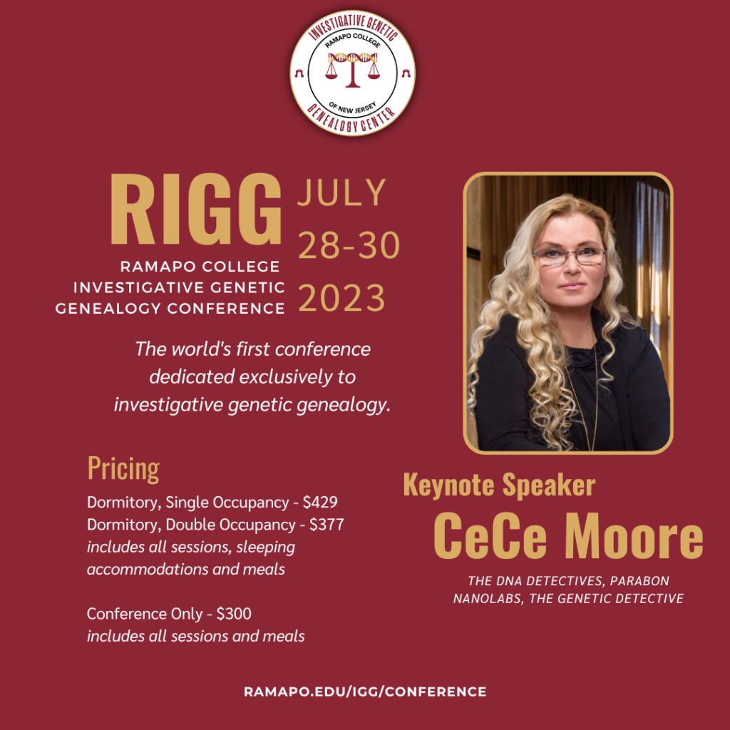 The Ramapo Investigative Genealogy Conference (RIGG