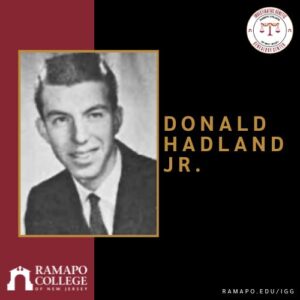 Image of Donald Hadland Jr from the University of Puget Sound Yearbook, 1960
