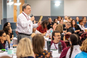 RIGG Attendees participate in a roundtable event in 2024.