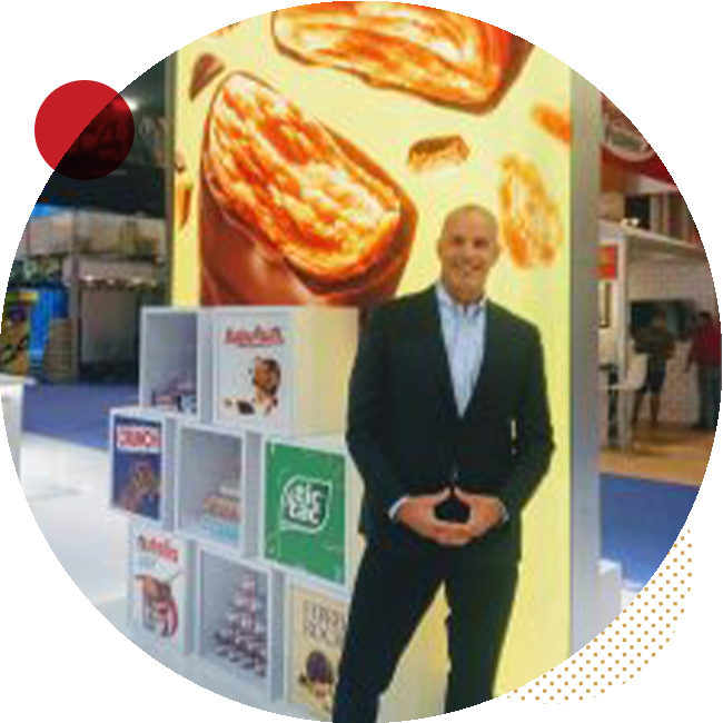 Jim-Klein-web Jim Klein stands in front of a candy display
