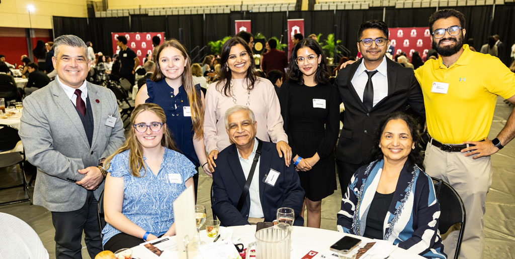 Donors and scholarship recipients 