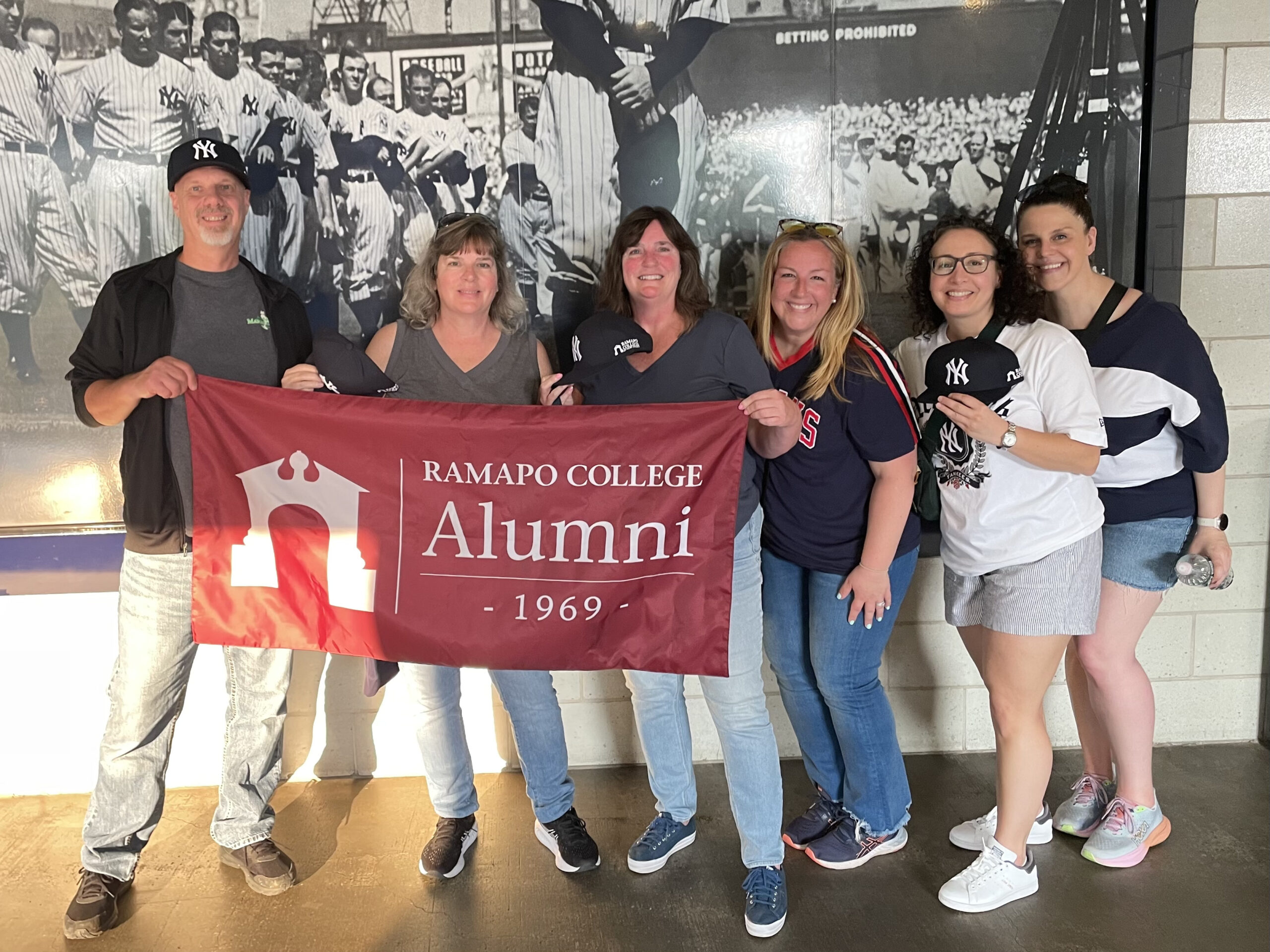 RCNJ alumni at Yankee Stadium