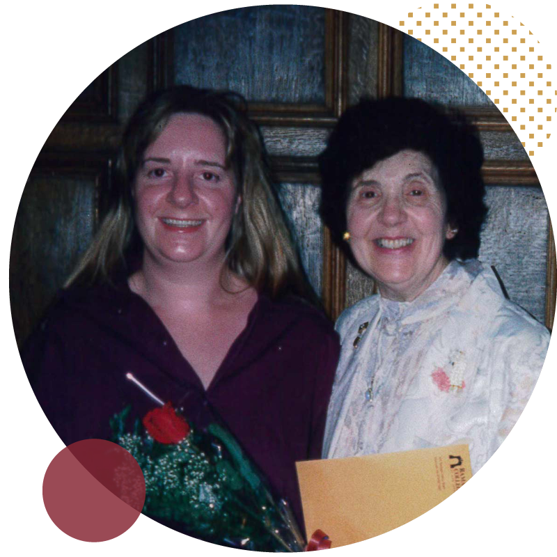 Theresa Mark ’96 and Rose Marie Mark’05.