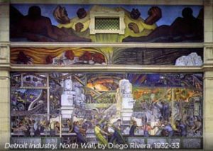 Detroit Industry, North Wall, by Diego Rivera, 1932-33