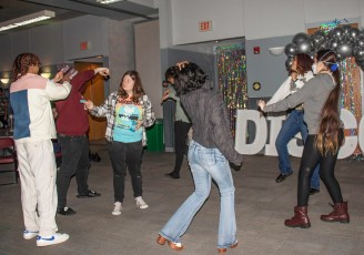 The College Park Apartments Host Disco Night in Pavilion