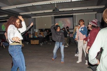 The College Park Apartments Host Disco Night in Pavilion