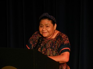 Nobel Peace Prize Winner Rigoberta Menchú Speaks to Ramapo Students