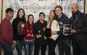 Students at 2019 High School Film Fest
