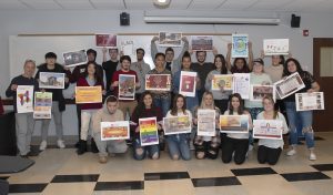 First-Year Seminar Students Display Artwork