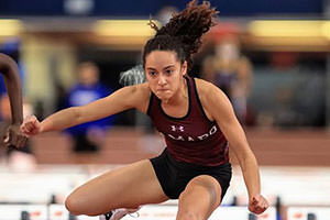 Cruz Sets New School Record in Track & Field