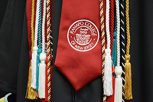 Photo of Ramapo College regalia