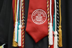 Photo of Ramapo College regalia