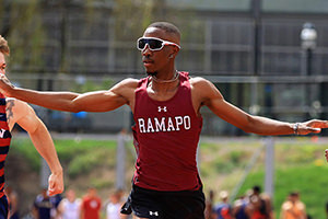 Traore running in mens track