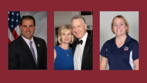 Headshots L to R: Paul Sarlo, Diane & Brian Flynn, Nicole Cicalo DeCaro