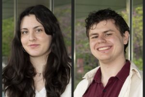 On the left is a headshot of Magdalena Nikolova and on the right is a headshot of Hristo Denev