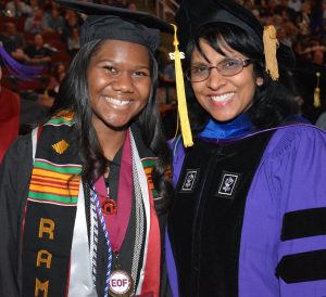 Student at Commencement