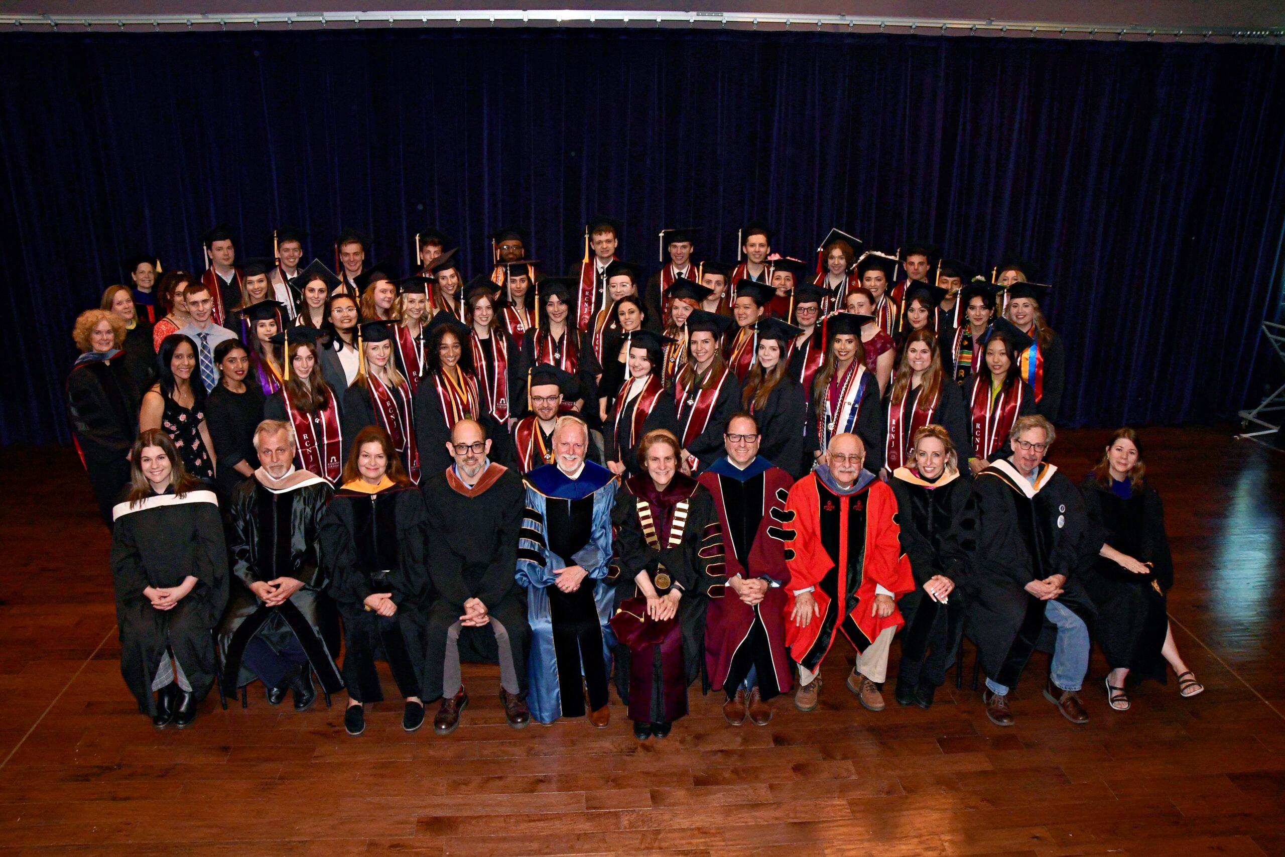 Recipients of the 2023 Academic Achievement Awards with the President, Provost, Deans, and faculty.