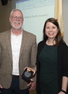 The 2024 Provost Award for Faculty Service recipient.