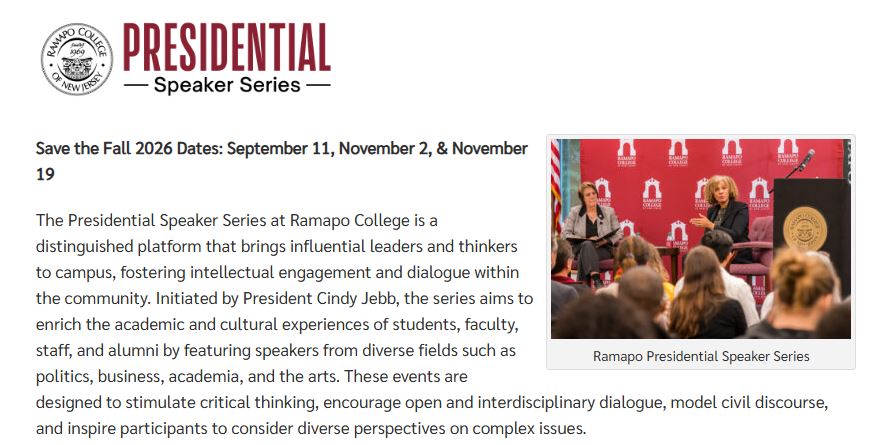 Presidential Speaker Series