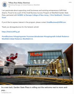 Twitter post regarding Garden State Plaza