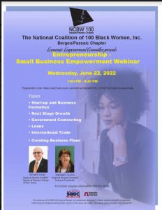 NCBW Bergen Passaic Entrepreneurship webinar